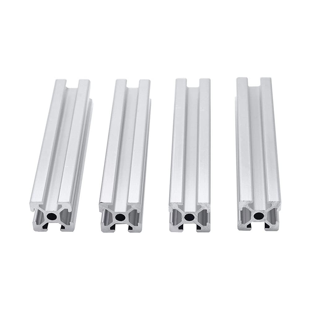 Extrusión De Perfil De Aluminio De 4 Piezas, 100 Mm, 200 Mm, 400 Mm, 500 Mm Y 800 Mm De Longitud, Riel Lineal For Banco De Trabajo De Impresora 3D CNC DIY(800mm)