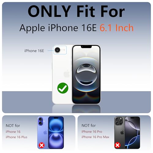 Coque iPhone 16E antichoc violette idéale pour les activités