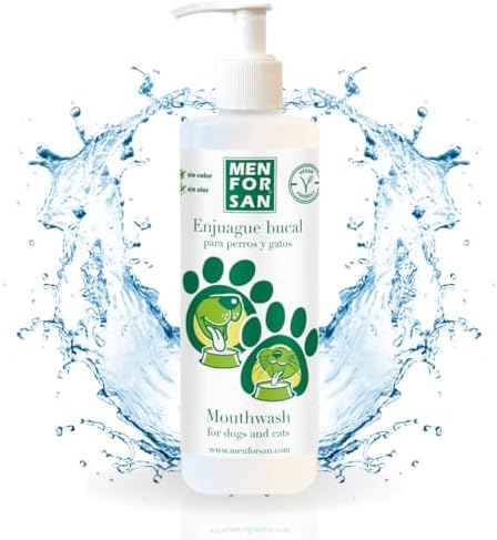 MENFORSAN - Antisarro enjuague bucal para perros y gatos, 500 ml,...