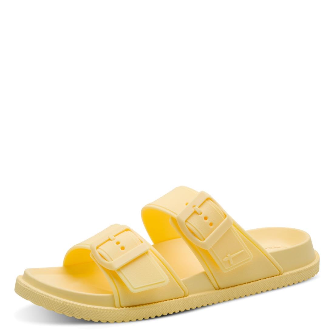 Tamaris Women Footbed Slide flat yellow 4 UK