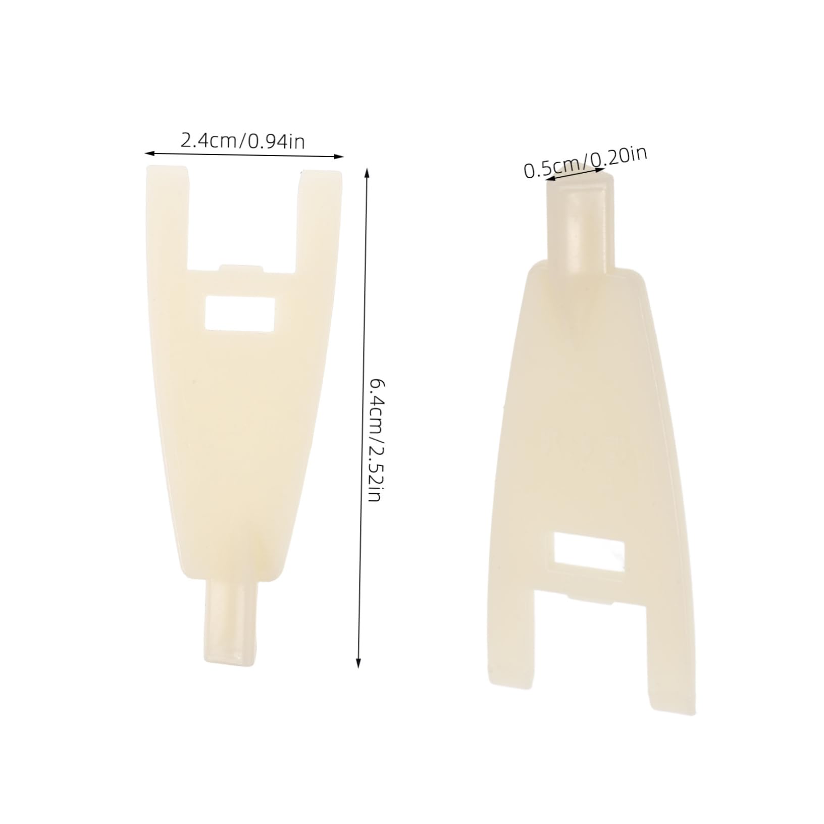 FUNOMOCYA Dispenser Key Paper Towel Dispenser Key White Paper Towel Dispenser Key Replacement Toilet Tissue Dispenser Keys Plastic