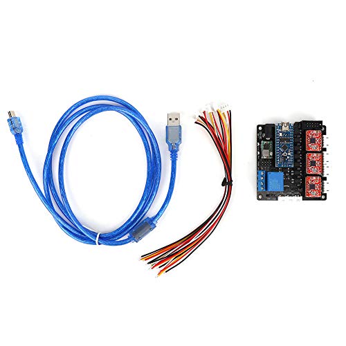 3-Axis CNC Stepper Motor Driver Board Laser Motherboard Kit láser grabado láser placa de control para máquina de grabado CNC