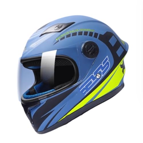 QJWMatic Integralhelm Für Kinder, Motorradhelm Für Jungen Und...