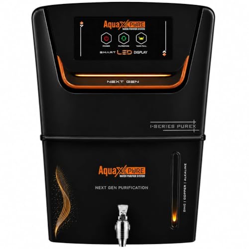 Image of AquaVision Smart RO Water Purifier | RO+UV+UF Multi-Stage Purification | Copper & Zinc Mineral Boost | Smart LED Display | 20 LPH High-Efficiency Filteration | 1-Year Warranty*.