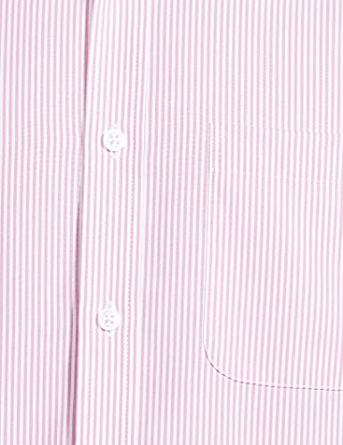 Image of Marks & Spencer Mens Solid Polyester Blend Collared Neck Regular Fit Easy Iron Shirt (Pack of 2)