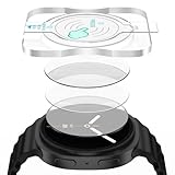 SPGUARD 3-Stück Schutzfolie für Samsung Galaxy Watch 8 40MM Schutzglas,9H Härte Displayschutz Anti-Kratzen/Anti-Öl Glasschutzfolie Hohe Klar Glas Displayschutzfolie Zubehör für Galaxy Watch8 40MM