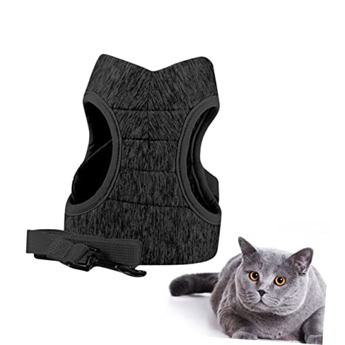 Sangle de pour chat anti-évasion | Harnais gilet réglable 3 pièces