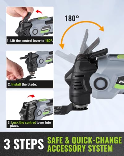 WORKPRO 20V Brushless Oscillating Tool