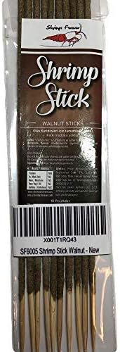 SF6005 Shrimp Sticks Walnut 10 Pieces at 8 Inches