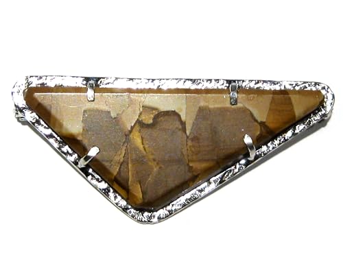 Broche Pietra paesina argent 925 le cadeau d'anniversaire idéal et unique