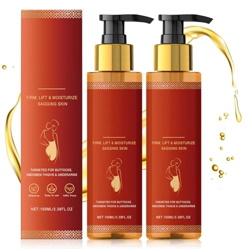 2PCS Aceite Corporal Mágico Reafirmante, Aceite Corporal Mágico de Lujo para Mujer, Reafirmante con Colágeno, Loción Tensora Hidratante para una Piel Suave y Radiante (C, one size)