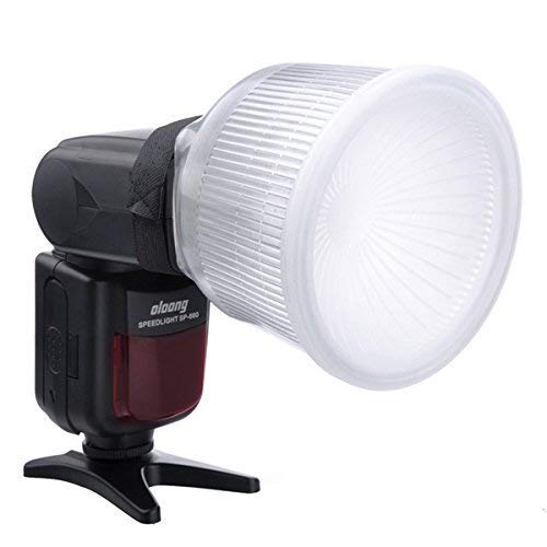 EYUVAA LABEL Flash Diffuser Lambency Diffuser with Four Color Domes White, Blue Orange and Yellow Cloth Diffuser for Camera Flash Photography-picture-17