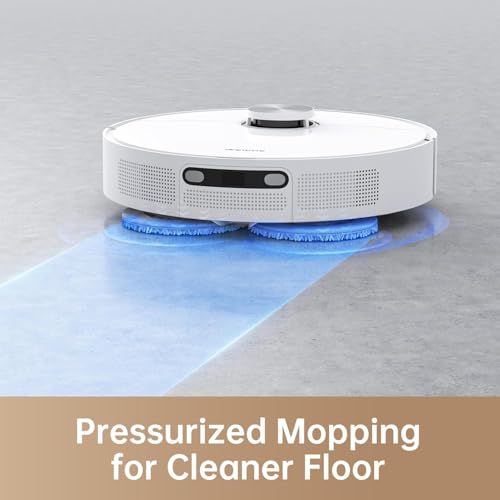 Image of DREAME L10 Prime Robot Vacuum Cleaner with 7mm Mop Lift, Self-Cleaning Mop, LDS Navigation, 4000Pa Suction, 3D Mapping, WiFi /APP /Alexa