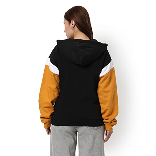 Image of Campus Sutra Women's Cotton Hooded Neck Sweatshirt