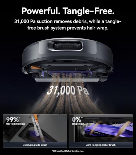 Image of NARWAL Flow 2 with Refill & Drainage System Robot Vacuum and Mop, 31,000Pa Suction, FlowWash Self-Cleaning, AI Object Recognition, 212℉ Hot Water Mop Washing, Black