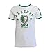 Produktbild Fashion 4 Less Damen WM 2014 Printed Top National Football Soccer T Shirt.34-40 (34 (UK-8), Algeria White)