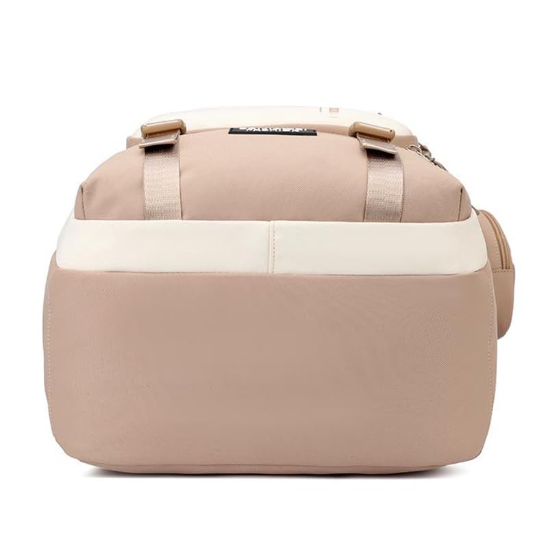 Image of EXVITO Backpack Bags for Women with Small Zipper Pouch College Bag for Girls, School Bags for Girls 13-14 years with Cute Accessory 18.1 Inch Book Backpack for School, Camping, Travel