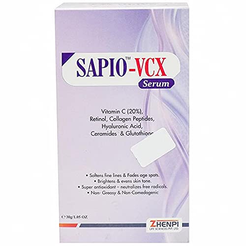 SapioVCX Face Serum With Vitamin C and Glutathione 30gm Amazon.in