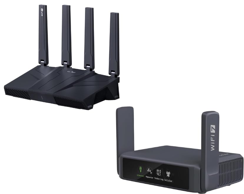Amazon.com: GL.iNet GL-BE9300(Flint 3) Tri-Band WiFi 7 Router & GL