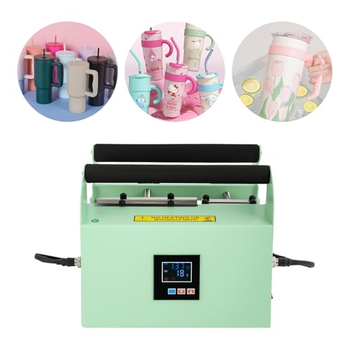 Prensa para tazas de auto 500W con temperatura ajustable miniatura 2