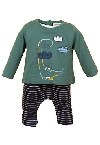 SALT AND PEPPER Baby-Jungen Strampler/Overall Stick Dino Organic Playsuit,...