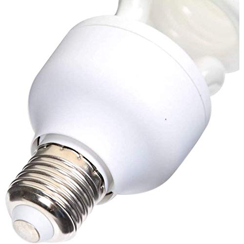 2x Lâmpadas Fluorescente 45W x 110Volts E27 5500K Daylight Luz Fria Contínua CFL para Estúdio