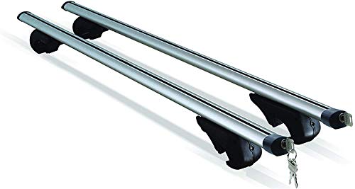 Streetwize SWRB5 Aluminium Lock Bars  2 x 135 cm Adjustable Anti-Theft Roof Bars | Car Accessories