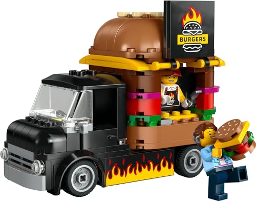 LEGO City Burger Truck Toy Building Set for Ages 5 Plus 60404