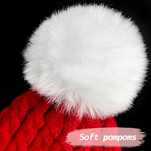 Christmas Hat Baby Knitted Santa Hat for Little Kid Gril Boy Warm Winter Xmas Party 1 to 6 Years Old4