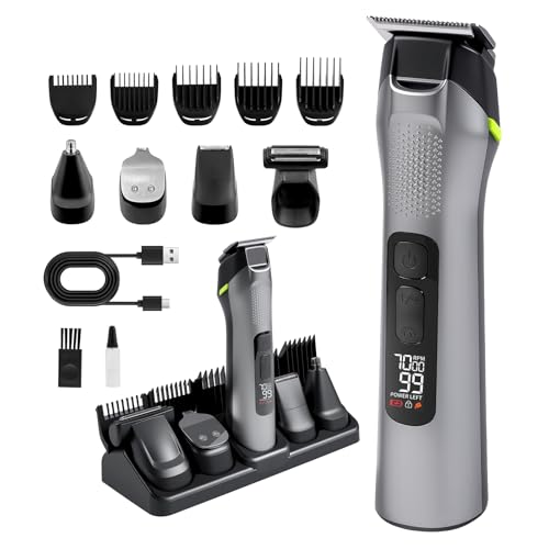 Carehabi Tondeuse Cheveux et Barbe 5 en 1 pour Hommes -...