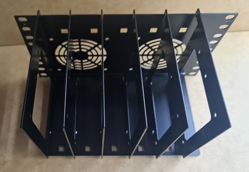 Support de disque dur 10" 3U pour 6 HDD 3.5 en acier robuste - 3