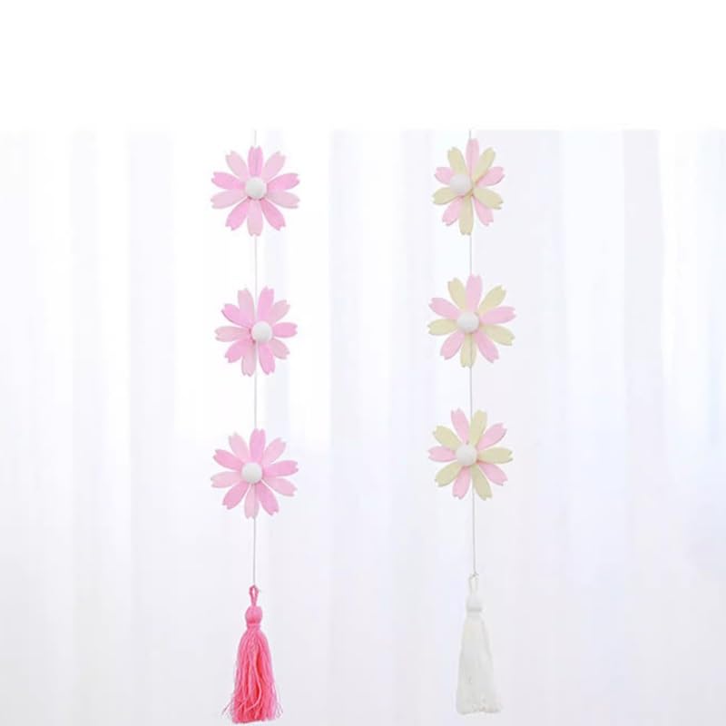 Pendentifs chambre fleurs et carillons éoliens suspendus design - 4