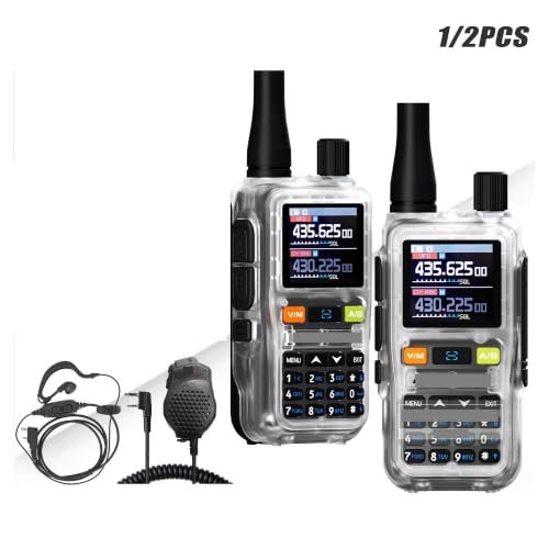 Mini walkie talkie compatible con Baofeng con reloj dual y tipo C 4