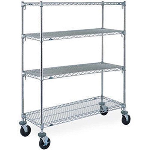 Super Adjustable 2™ Super Erecta® A336 4-Tier Stem Caster Cart by METRO – Model A336EC-37280