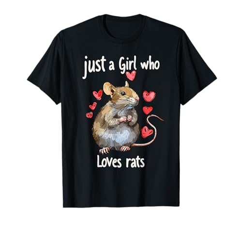 Funny Rat Lovers Gift Just A Girl Who Loves Rats T-Shirt