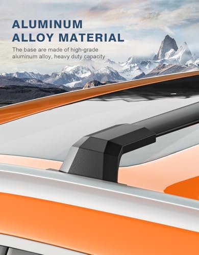 Image of Roof Rack Cross Bars 300lbs Compatible with Chevy Chevrolet Blazer 2019-2026 (Not for Blazer EV), Heavy Duty All-Metal Aluminum Crossbar Luggage Racks Roof Rails Rooftop Canoe Accessories