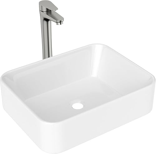 Miniatura 22 de Ordear - Lavabo de baño color blanco, para encimera.