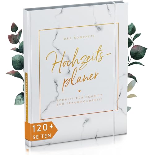 TWIVEE - Der kompakte Hochzeitsplaner - Wedding Planner - deutsch - über 120 Seiten - Organizer für Eure Trauung - Buch zur Hochzeit - Ideales...