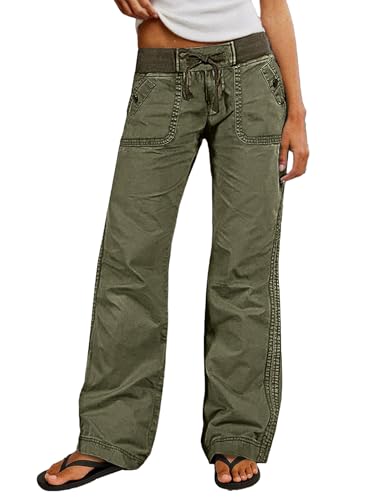 Image of Flamingals Straight Leg Drawstring Pants for Women