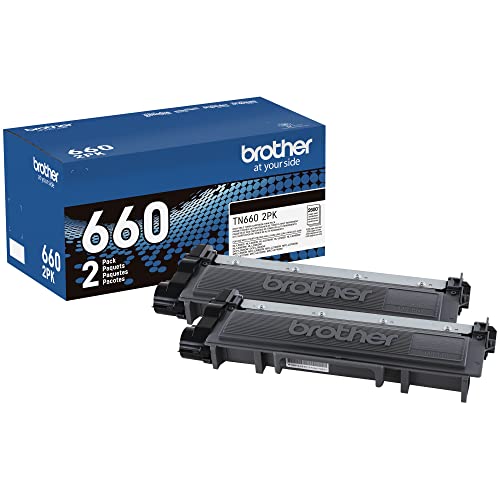 Image of Brother Genuine High-Yield Black Toner Cartridge TN660 (TN6602PK) (Pack of 2, 4 Count Total)