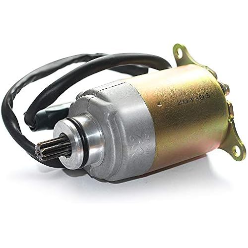 Trkimal GY6 125cc 150cc Starter Motor with Wire Cable Compatible Go Karts ATV Scooter Moped Dune Buggys Quad 4 Wheelers TAOTAO Baja