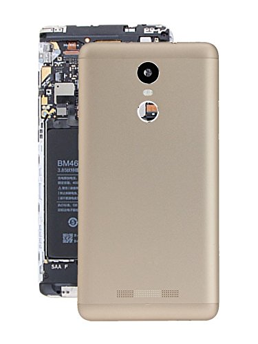 Case Creation Replacement Metallic Body Back Door Cover Panel for 5.5-inch Xiaomi Redmi Note 3 (2016) (Champagne Gold)