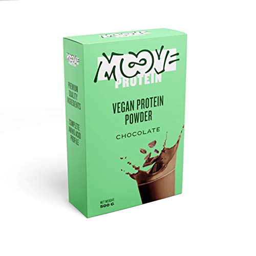 Moove - Polvo de proteínas veganas, sabor a chocolate