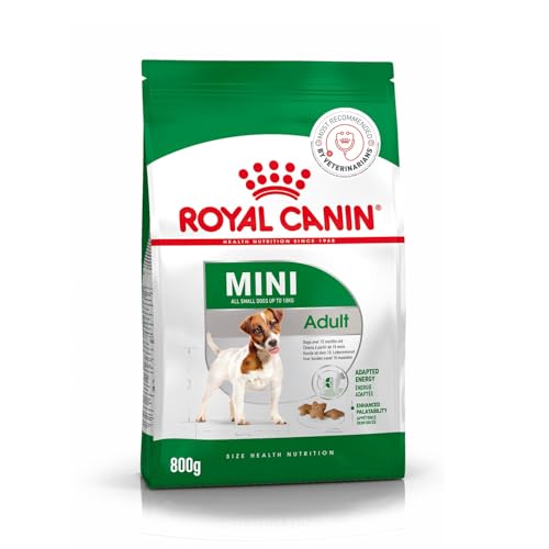 Image of Royal Canin Mini Adult Dog Food, Dry Food, Supports Weight Management & Digestive Health, Promotes overall development, 800 Grams