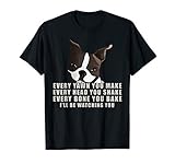 Funny Boston Terrier Dog Every Yawn Shake Bake Bone Gift T-Shirt