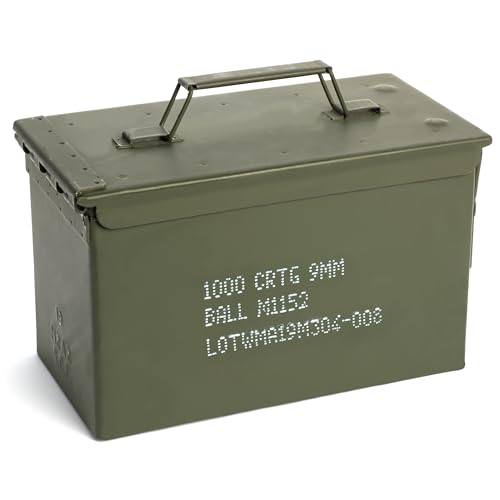 Personalized Engraved Ammo Can, Made In USA, Genuine Military Surplus 50 cal, Storage Box, Choose Your Image & Text, Gifts for Groomsmen, Gifts for Him