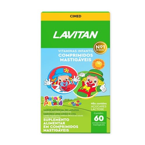 Vitamina Infantil Mastigável Lavitan Tutti Frutti