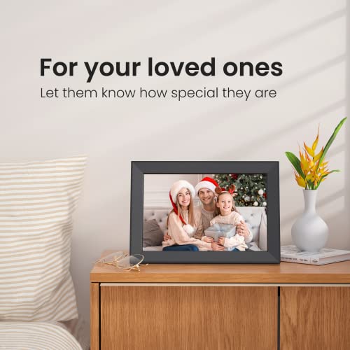 Skyrhyme 10.1 Inch Digital Picture Frame, Frameo Wifi Digital Photo Frame With 16Gb Storage, 1280 * 800 Ips Touch Screen, Auto-Rotate Slideshow, Easy To Share Photo/Video Via Free App #TOP5