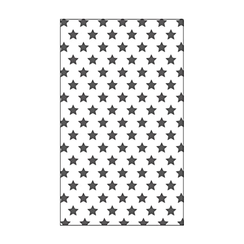 Vaessen Creative Mini Carpeta de Embossing, Estrellas, para Agregar Textura y Dimensión a Páginas de Scrapbook, Tarjetas y Otras Manualidades de Papel, 7,6 x 12,7 cm
