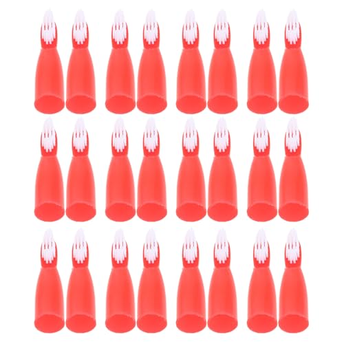 Brosses à dents à doigt souples VICASKY : lot de 100 outils jetables